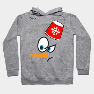 snowman face Hoodie